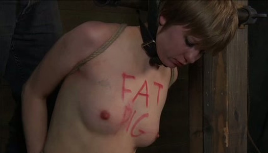 Pornobild Versauter Meister bestraft zwei nackte gefesselte Huren