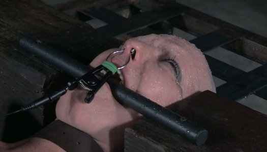 Pornobild Die kahle böse Schlampe Adupree hatte eine ekelhafte BDSM-Sitzung mit ihrem Mann